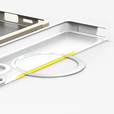 Cover Samsung S25 Ultra Duple Armor Magsafe Case Araree - White